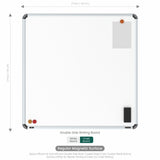 Iris Double Side Magnetic Writing Board 3x3 (P04) | HC Core