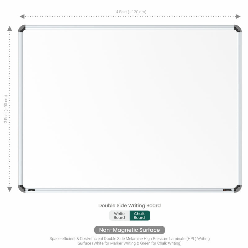 Iris Dual Side Non-magnetic Writing Board 3x4 (P04) | EPS Core