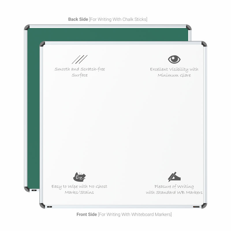 Iris Dual Side Non-magnetic Writing Board 4x4 (P01) | HC Core
