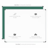 Iris Dual Side Non-magnetic Writing Board 4x5 (P02) | HC Core