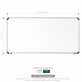 Iris Dual Side Non-magnetic Writing Board 2x4 (P04) | HC Core