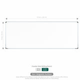 Iris Dual Side Non-magnetic Writing Board 3x8 (P04) | HC Core