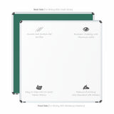 Iris Dual Side Non-magnetic Writing Board 4x4 (P01) | MDF Core