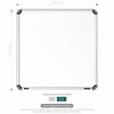 Iris Dual Side Non-magnetic Writing Board 2x2 (P04) | MDF Core