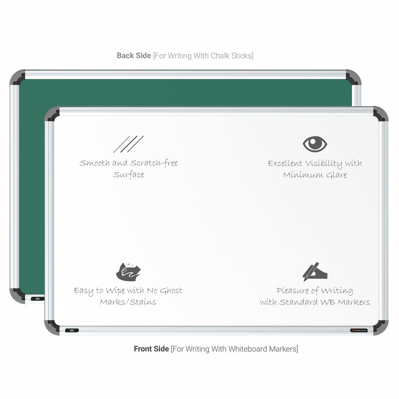 Iris Dual Side Non-magnetic Writing Board 2x3 (P04) | MDF Core