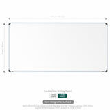 Iris Dual Side Non-magnetic Writing Board 3x6 (P01) | MDF Core