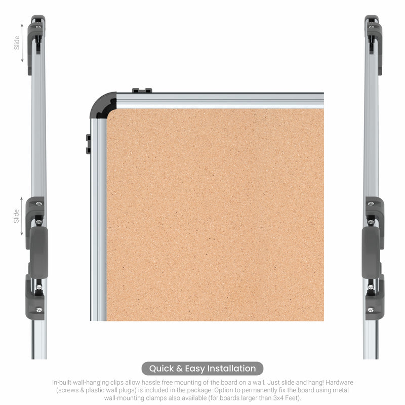Iris Pin-up Display Board 1.5x2 (Pack of 4) - Natural Cork
