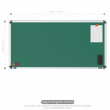 Iris Magnetic Chalkboard 2x4 (Pack of 1) with HC Core