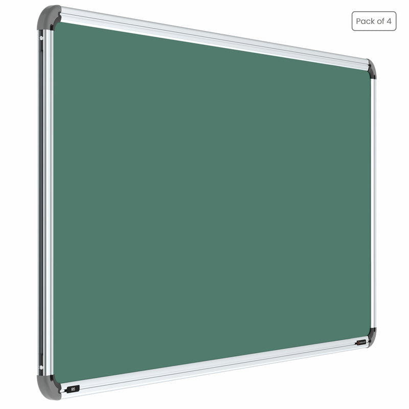 Iris Magnetic Chalkboard 2x4 (Pack of 4) with HC Core