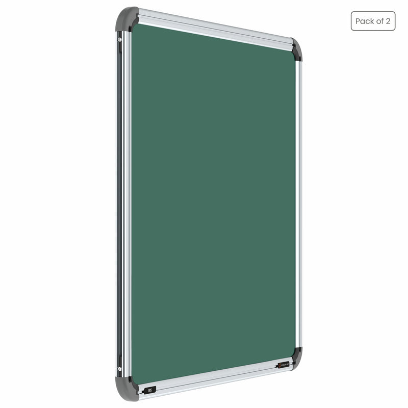 Iris Magnetic Chalkboard 2x2 (Pack of 2) with HC Core