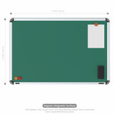 Iris Magnetic Chalkboard 2x3 (Pack of 4) with HC Core