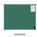 Iris Magnetic Chalkboard 4x5 (Pack of 2) with MDF Core