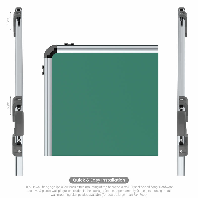 Iris Magnetic Chalkboard 4x5 (Pack of 4) with MDF Core