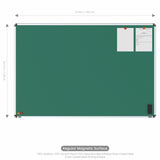Iris Magnetic Chalkboard 4x6 (Pack of 4) with MDF Core