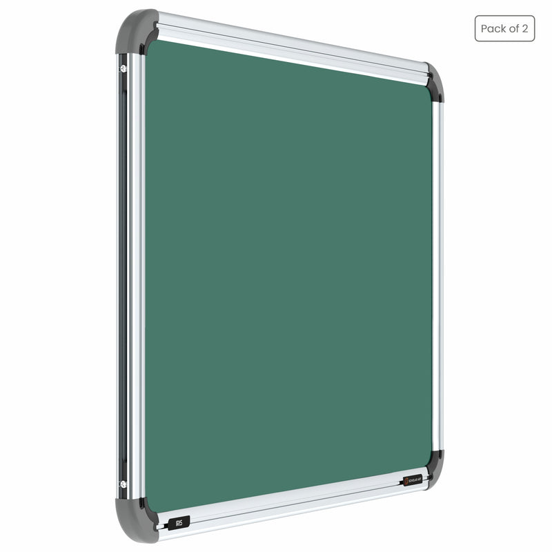 Iris Magnetic Chalkboard 1.5x2 (Pack of 2) with MDF Core