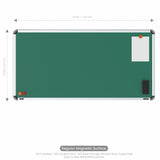 Iris Magnetic Chalkboard 2x4 (Pack of 1) with MDF Core