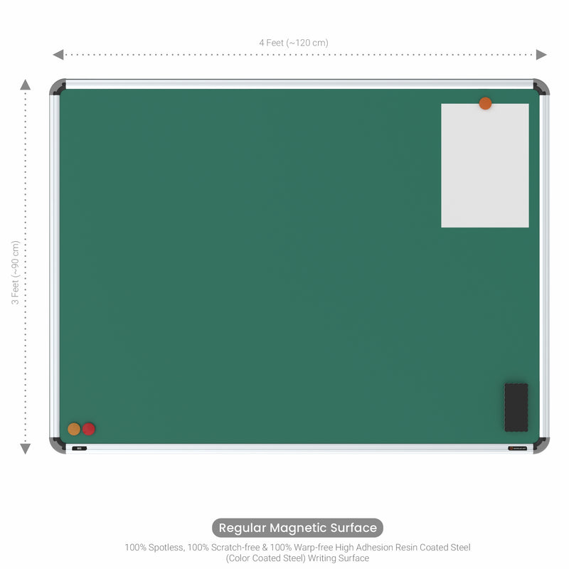 Iris Magnetic Chalkboard 3x4 (Pack of 1) with MDF Core