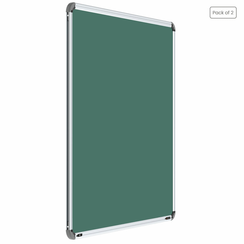 Iris Magnetic Chalkboard 3x3 (Pack of 2) with MDF Core