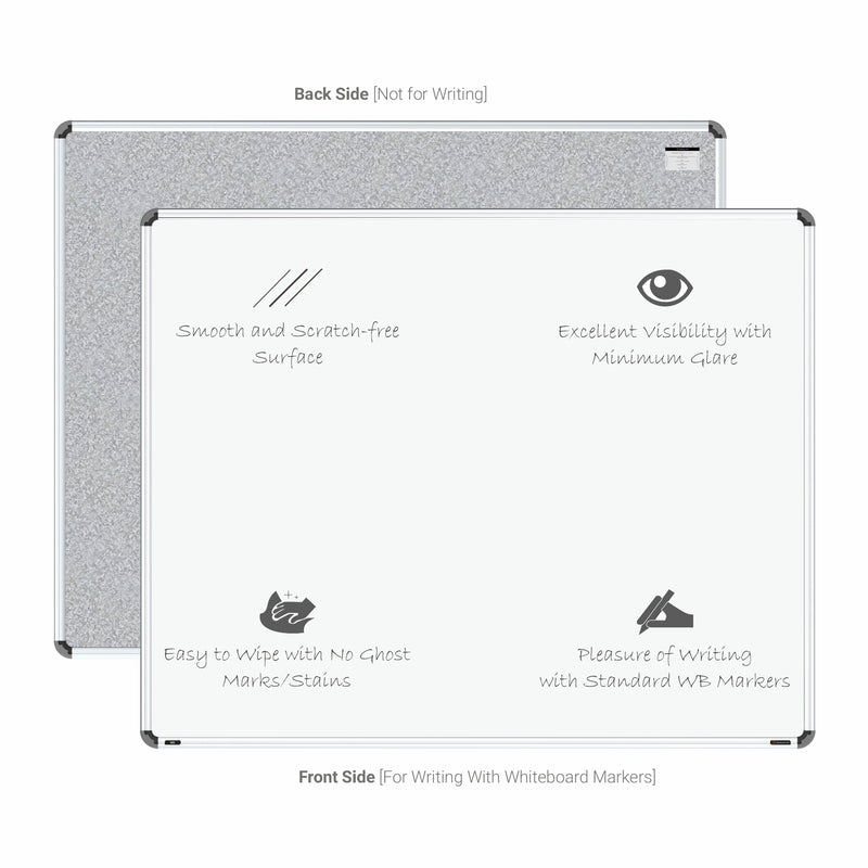 Iris Magnetic Whiteboard 4x5 (Pack of 4) with HC Core
