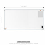 Iris Magnetic Whiteboard 3x6 (Pack of 4) with HC Core