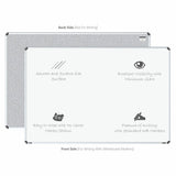 Iris Magnetic Whiteboard 4x6 (Pack of 4) with MDF Core