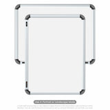 Iris Magnetic Whiteboard 1.5x2 (Pack of 4) with MDF Core