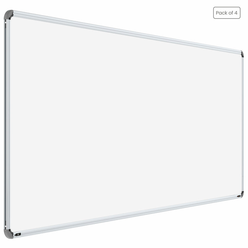 Iris Magnetic Whiteboard 3x8 (Pack of 4) with MDF Core