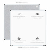 Iris Magnetic Whiteboard 4x4 (Pack of 1) with PB Core