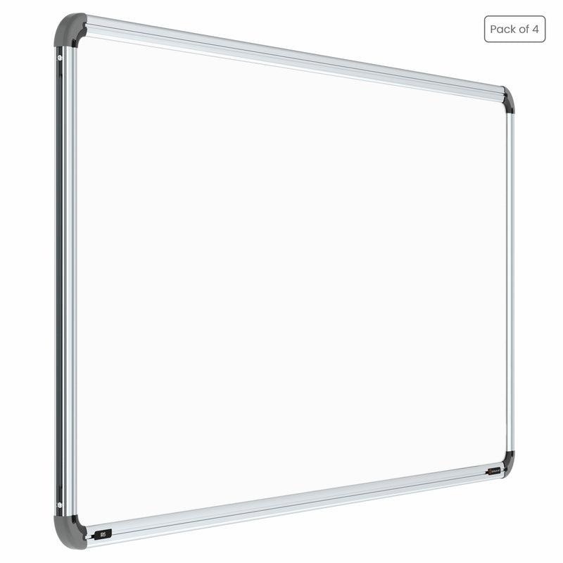 Iris Magnetic Whiteboard 2x4 (Pack of 4) with PB Core