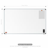 Iris Magnetic Whiteboard 3x5 (Pack of 1) with PB Core