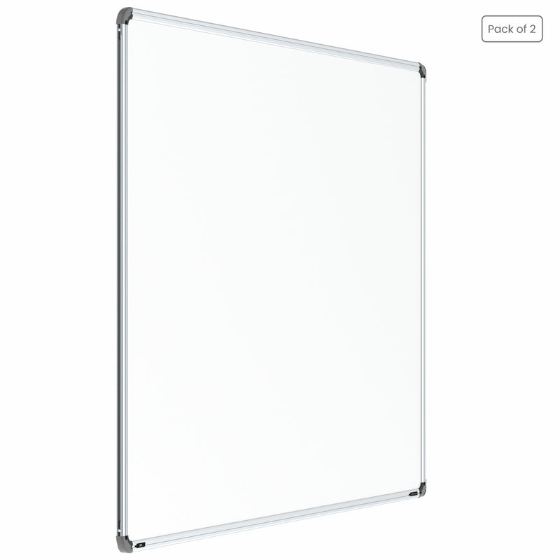 Iris Non-magnetic Whiteboard 4x5 (Pack of 2) with HC Core