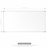 Iris Non-magnetic Whiteboard 4x8 (Pack of 1) with HC Core