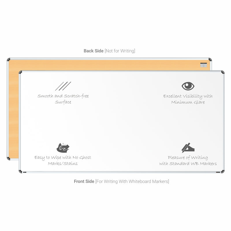 Iris Non-magnetic Whiteboard 4x8 (Pack of 2) with HC Core