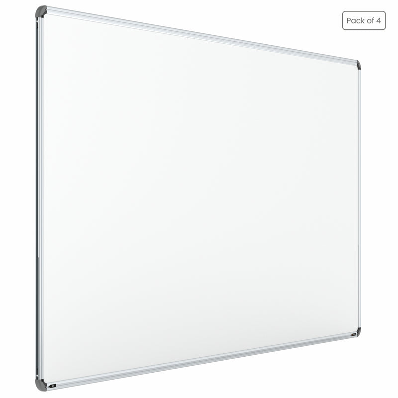 Iris Non-magnetic Whiteboard 4x8 (Pack of 4) with HC Core