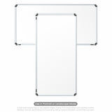 Iris Non-magnetic Whiteboard 2x4 (Pack of 4) with HC Core