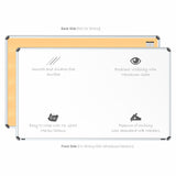 Iris Non-magnetic Whiteboard 3x5 (Pack of 4) with HC Core