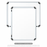 Iris Non-magnetic Whiteboard 1.5x2 (Pack of 4) with MDF Core