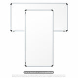 Iris Non-magnetic Whiteboard 2x4 (Pack of 4) with MDF Core