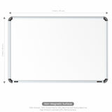 Iris Non-magnetic Whiteboard 2x3 (Pack of 1) with MDF Core