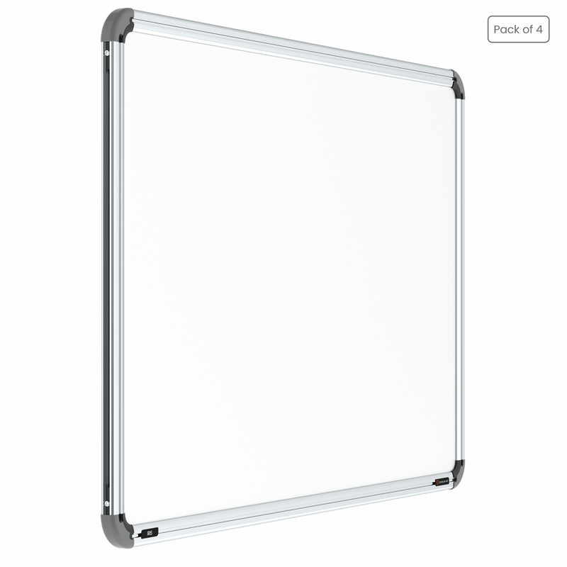Iris Non-magnetic Whiteboard 2x3 (Pack of 4) with MDF Core