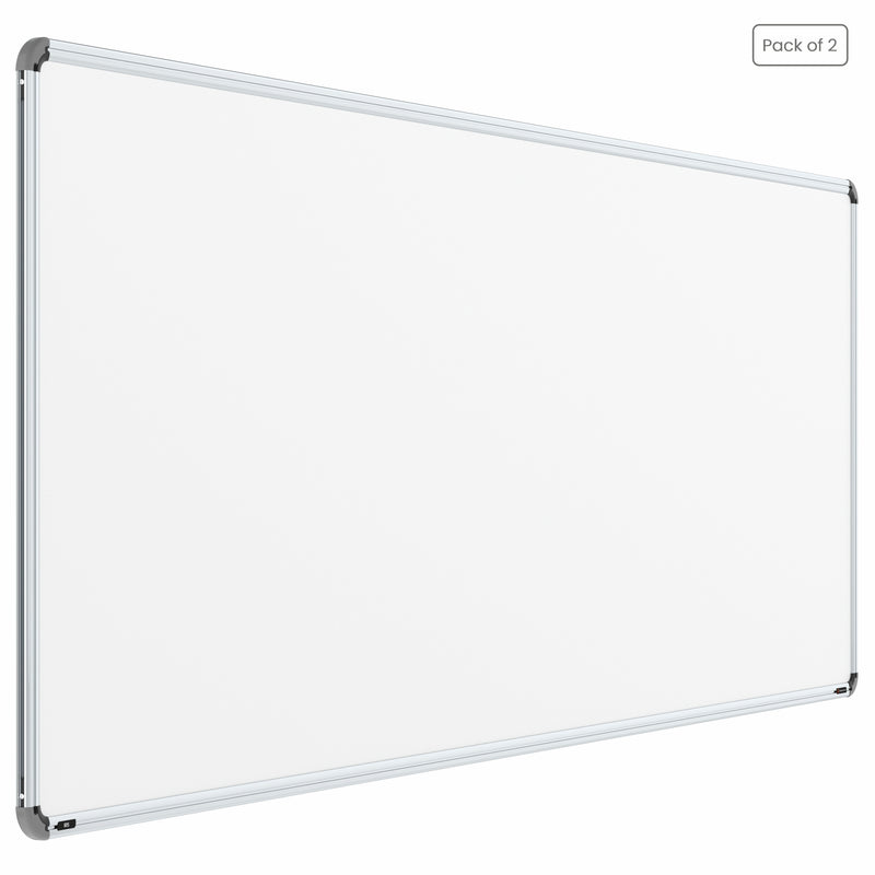 Iris Non-magnetic Whiteboard 3x8 (Pack of 2) with MDF Core