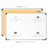 Iris Non-magnetic Whiteboard 2x3 (Pack of 1) with PB Core