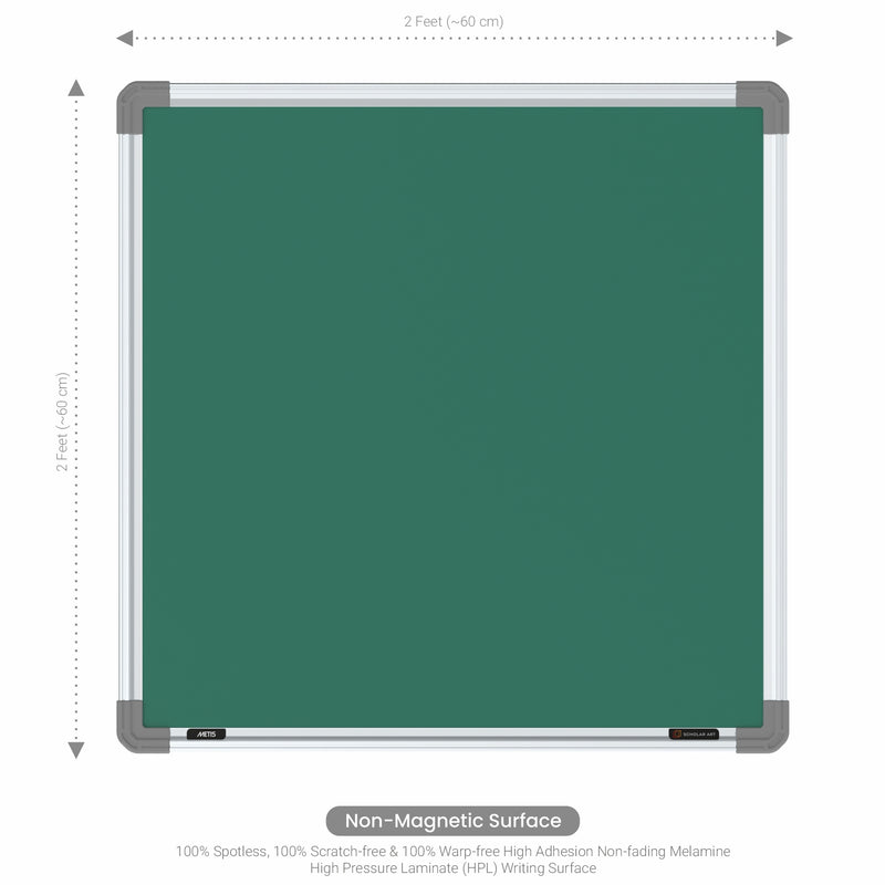 Metis Non-magnetic Chalkboard 2x2 (Pack of 4) with EPS Core