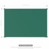 Metis Non-magnetic Chalkboard 4x6 (Pack of 2) with HC Core