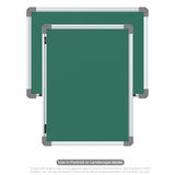 Metis Non-magnetic Chalkboard 1.5x2 (Pack of 2) with HC Core