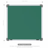 Metis Non-magnetic Chalkboard 2x2 (Pack of 2) with HC Core