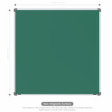 Metis Non-magnetic Chalkboard 4x4 (Pack of 2) with PB Core