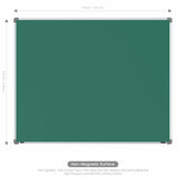 Metis Non-magnetic Chalkboard 4x5 (Pack of 2) with PB Core