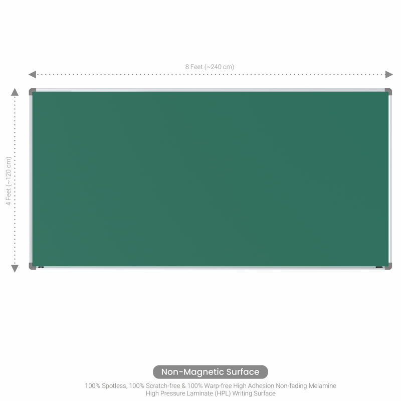 Metis Non-magnetic Chalkboard 4x8 (Pack of 2) with PB Core