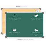 Metis Non-magnetic Chalkboard 2x3 (Pack of 4) with PB Core